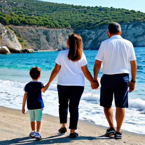Home 8 가족 여행 중의 다양한 경험과 배우기 - **
"A Turkish family (mother, father, two children) looking with wonder at the Mediterranean Sea fo...